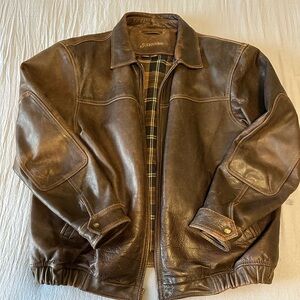 St. John’s Bay Brown Leather Jacket